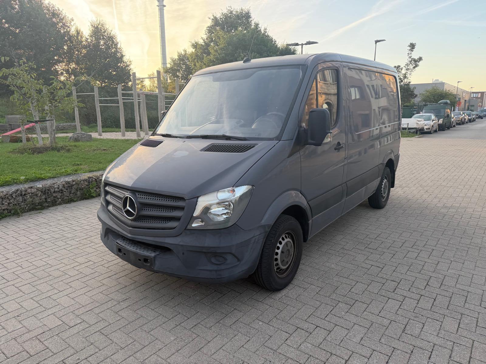 Mercedes-Benz Sprinter 211 2.2CDI Airco Elektrische Ramen, Autos, Argent ou Gris, Achat, Euro 6, Boîte manuelle