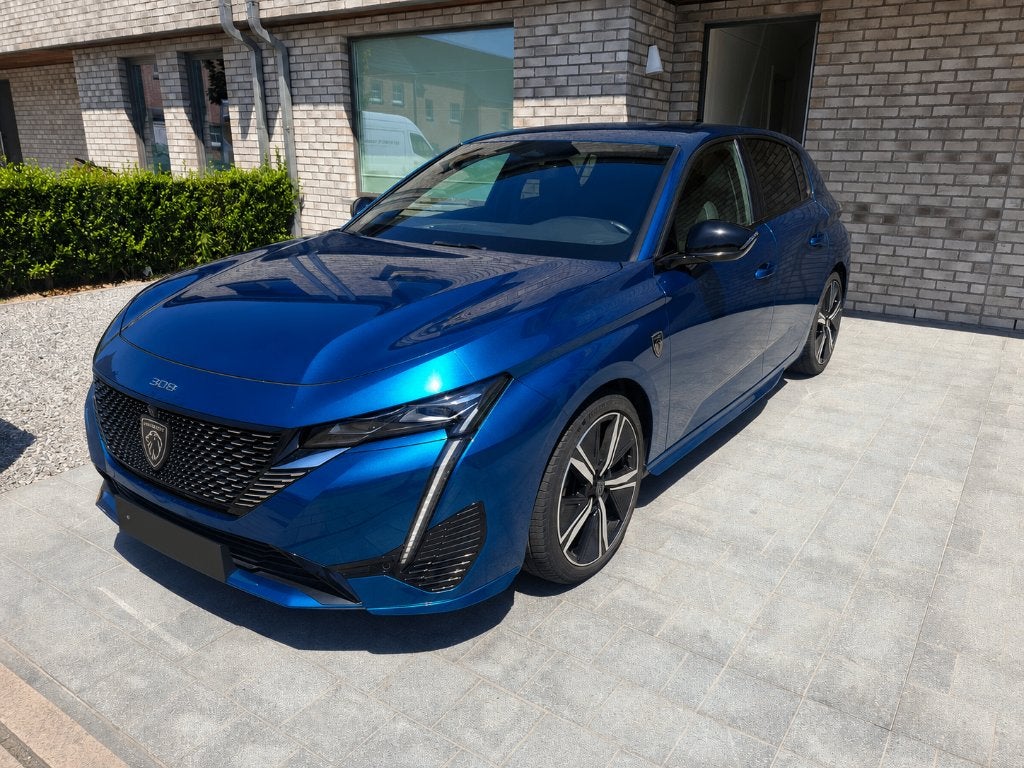 Peugeot 308 Gt 1.2 Benzine Automaat 2024 Lage km, Achat, Phares entièrement LED, Euro 6, Entretenue par le concessionnaire