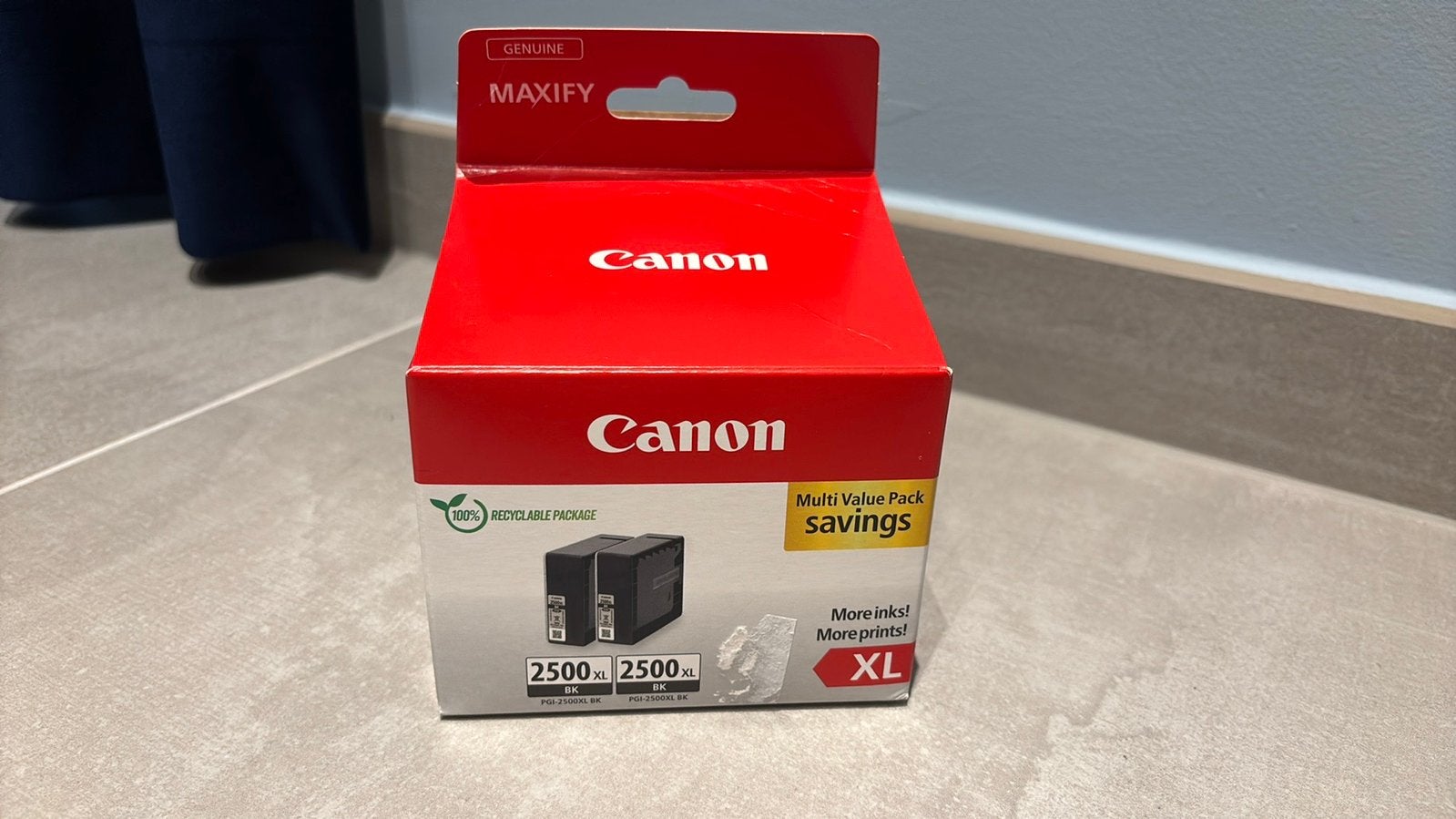Canon PGI-2500XL BK/C/M/Y-inktcartridge met hoge capaciteit, Enlèvement ou Envoi, Neuf, Cartridge, Canon