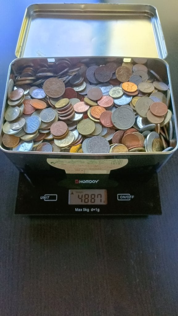 Pièces de monnaie du monde en vrac, Enlèvement ou Envoi, Autre, Monnaie en vrac