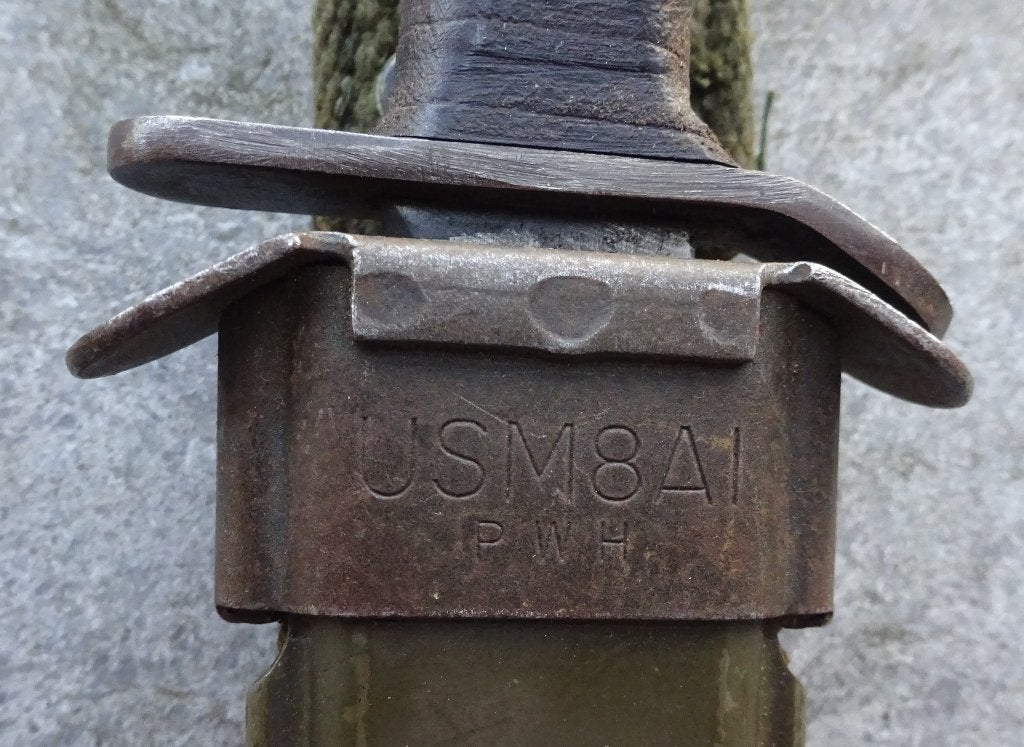 US ARMY - COUTEAU DE COMBAT STYLE M3 AVEC FOUUREAU USM8A1, Envoi, Armée de terre, Couteau ou Poignard