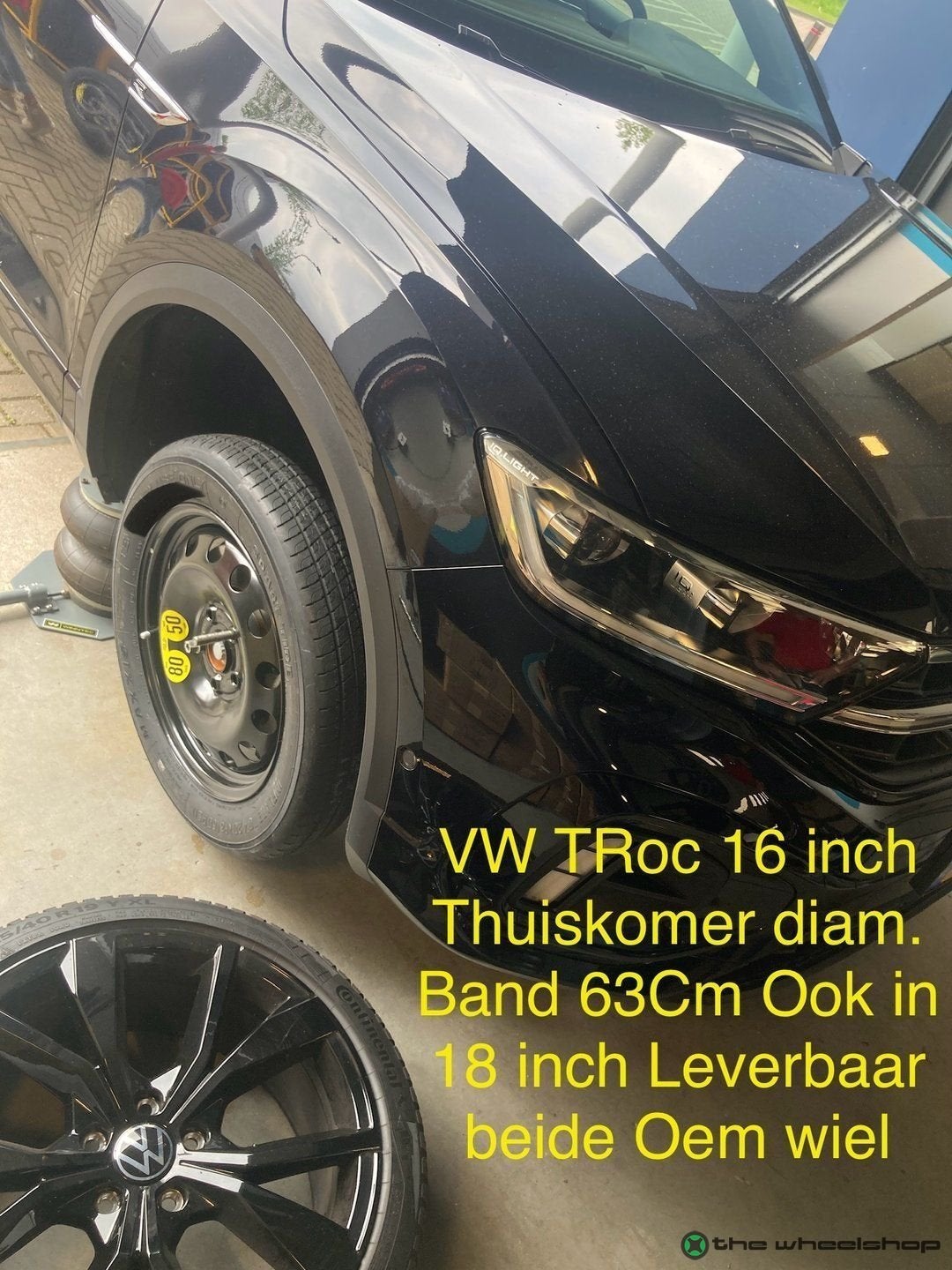 Thuiskomer Reservewiel VW Tiguan Golf 7/8 T-Roc Audi A3/Q3 1, Auto-onderdelen, Banden en Velgen, Gebruikt, -, Banden en Velgen