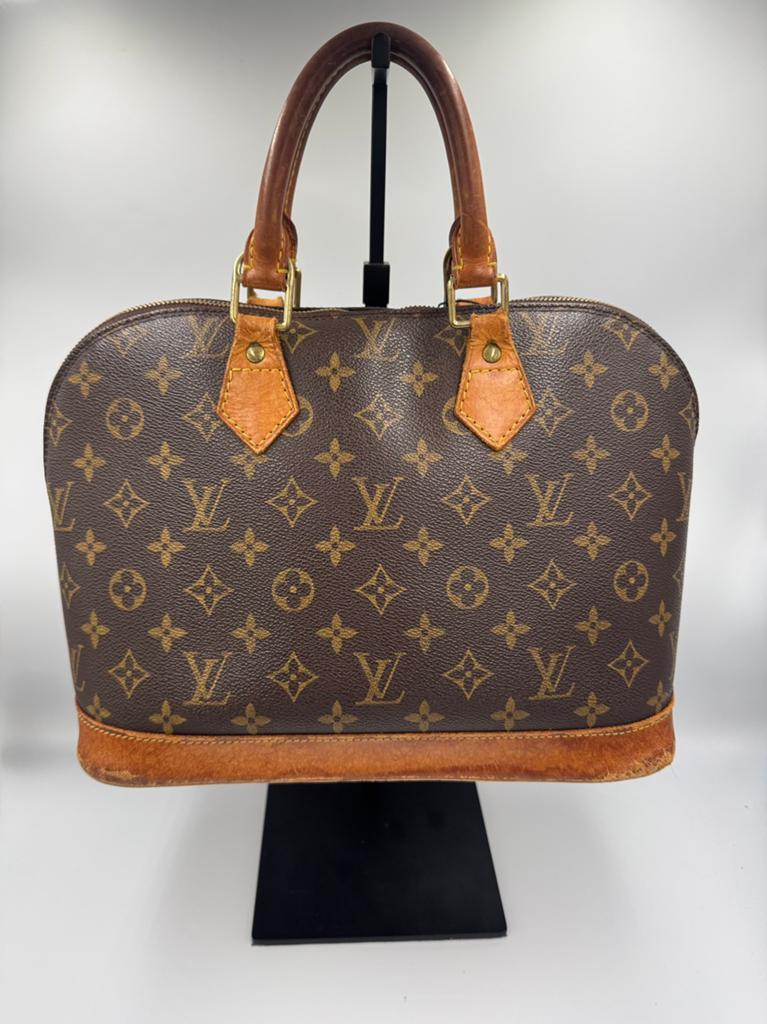 Louis Vuitton Alma MM Monogram Canvas, Bijoux, Sacs & Beauté, Sacs | Sacs Femme, Enlèvement ou Envoi, Comme neuf