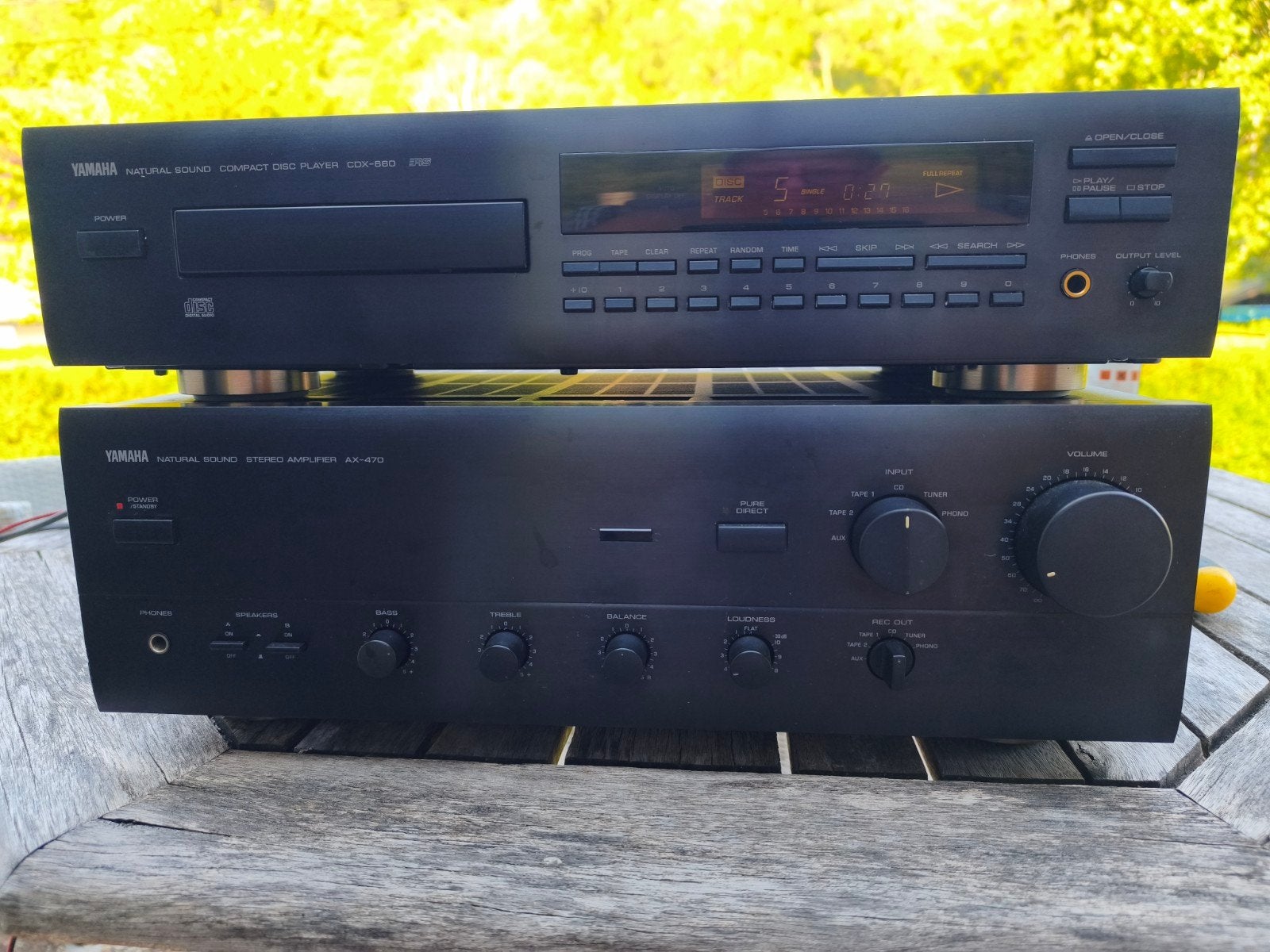 Yamaha Ax470 en cdx660, Ophalen