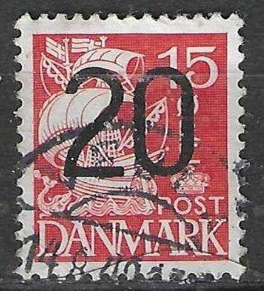 Danemark 1933/1940 - Yvert 274 - « Voile blanche» - 20 (ST), Envoi, Danemark, Affranchi