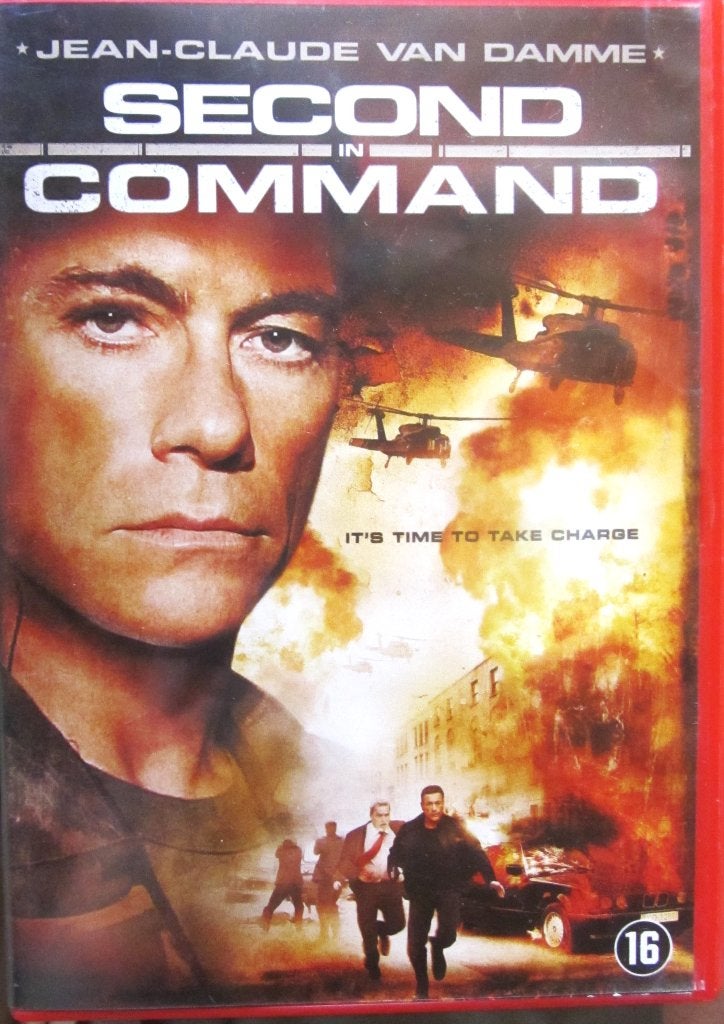 DVD ACTIE/THRILLER- SECOND IN COMMAND -JEAN-CLAUDE VAN DAMME, Engels, Nederlands, Actiethriller, Ophalen of Verzenden