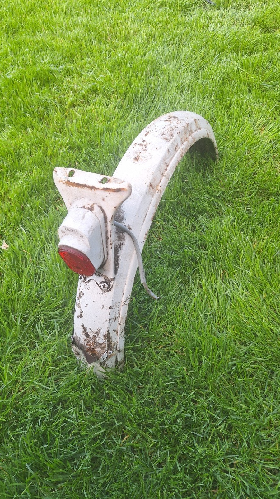 Achterspatbord met achterlicht, Fietsen en Brommers, Brommeronderdelen | Algemeen, Ophalen