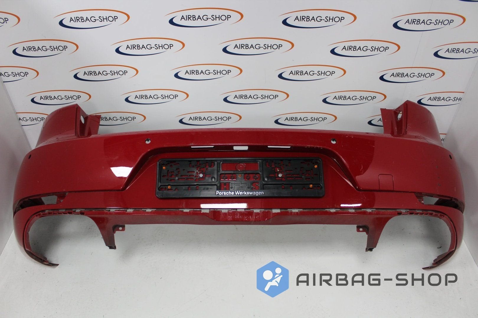 Porsche Macan Achterbumper 95B807421L LM3C Karminrot, Gebruikt, -, -, Porsche