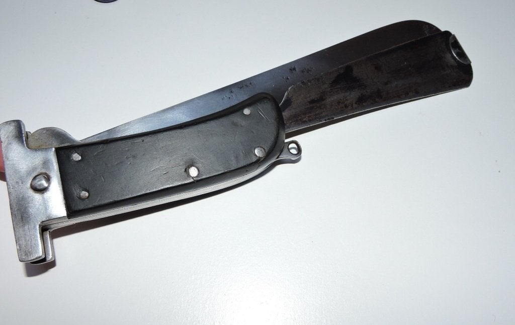 1945 RAF SAS PARACHUTISTE opvouwbare machete, Verzamelen, Ophalen of Verzenden, Overige soorten