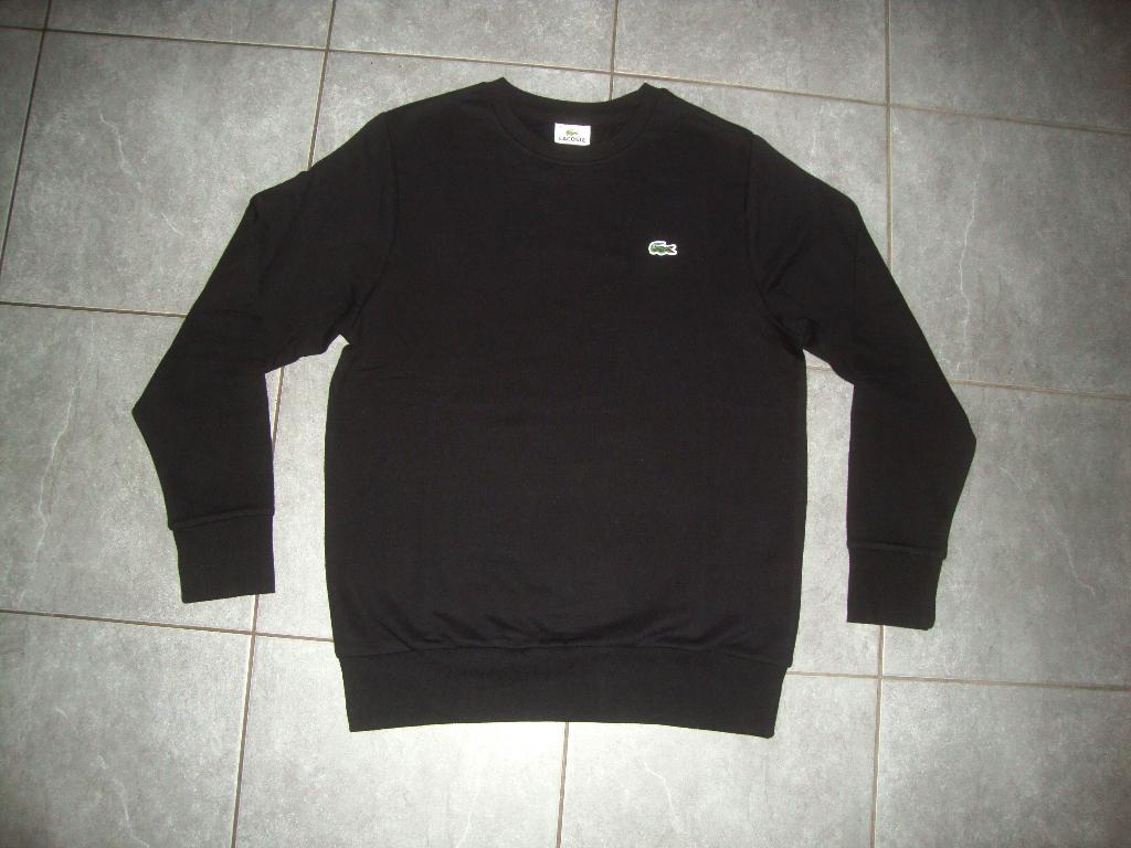 Lacoste sweatshirt zwart maat medium nieuw, Verzenden, Nieuw, Overige maten, Lacoste