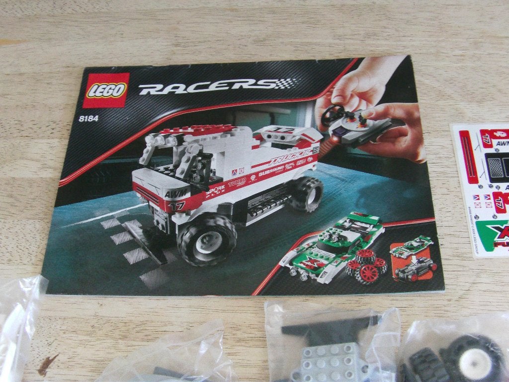 lego,  Racers: Radio Control:Twin X-treme RC 8184, jaar 2009, Gebruikt, Lego, Compleet, Ophalen of Verzenden
