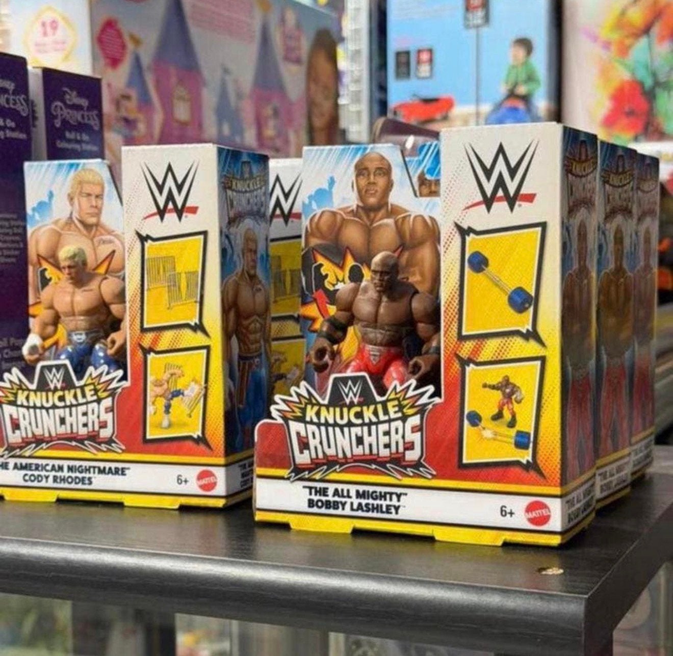 WWE Knuckles Crunchers figuur Bobby Lashley - Cody Rhodes, Ophalen of Verzenden, Nieuw