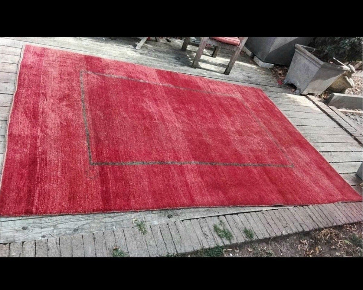 Groot Perzisch Gabbeh tapijt 284 x 195 cm (ca. 5,5 m²), Huis en Inrichting, Stoffering | Tapijten en Vloerkleden, Ophalen, Groen