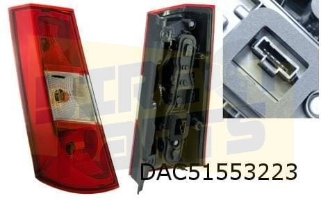 Dacia Dokker (5/13-2/21) achterlicht Links (incl. fittingpla, -, -, -, Envoi