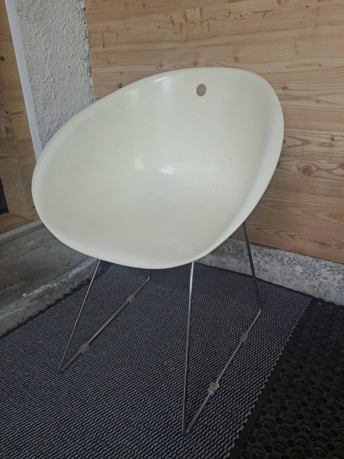 6 chaises design Pedrali Gliss, Enlèvement, Utilisé, Blanc, Cinq, Six Chaises ou plus