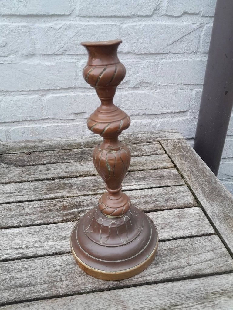 koperen kandelaars en anderen, Antiek en Kunst, Ophalen, Koper