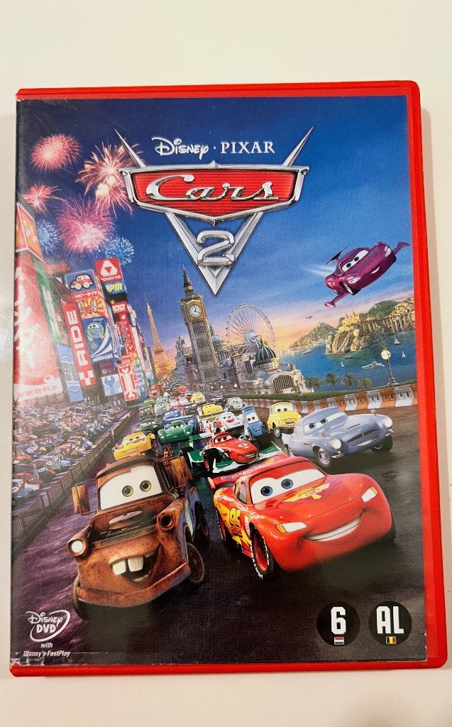 Disney/Pixar: Cars 2 DVD, Cd's en Dvd's, Ophalen of Verzenden, Gebruikt, Inclusief doosje