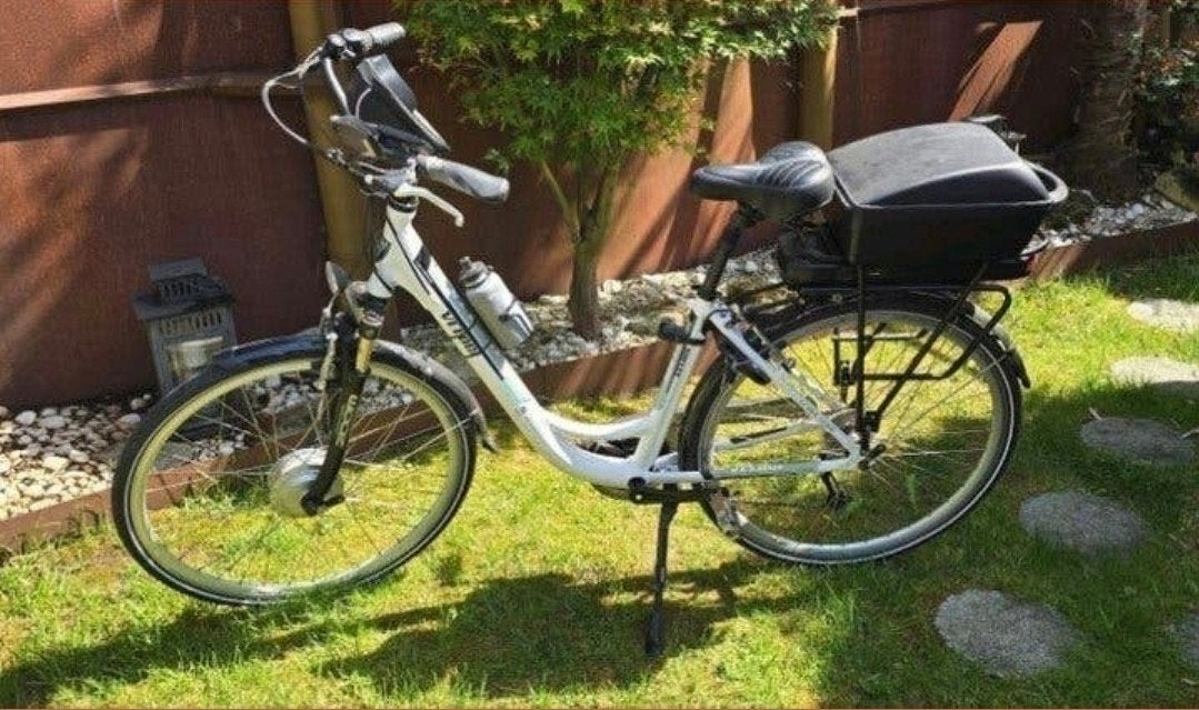 Bijna nieuwe electrische fiets, Ophalen
