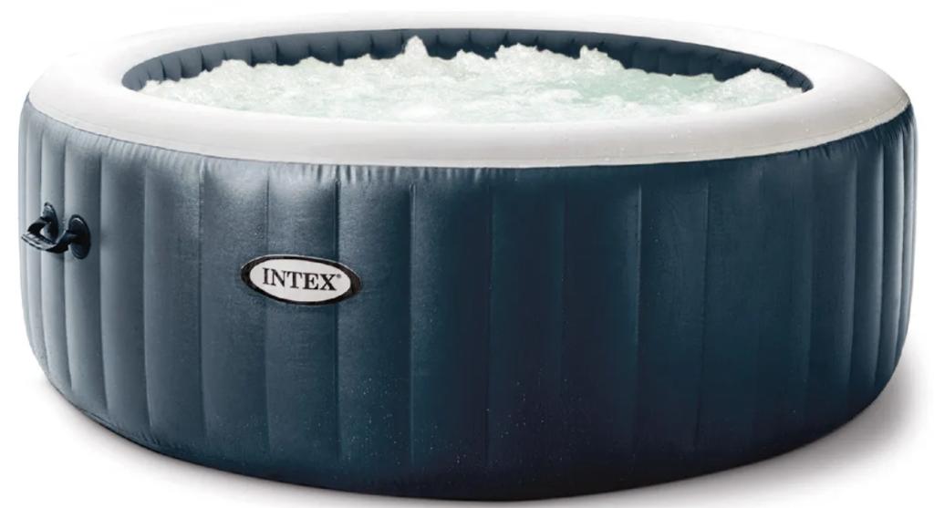 spa intex fiber technologie 4 personnes, Jardin & Terrasse, Bains à remous et Spas, Enlèvement, Comme neuf, Tapis de sol, Gonflable