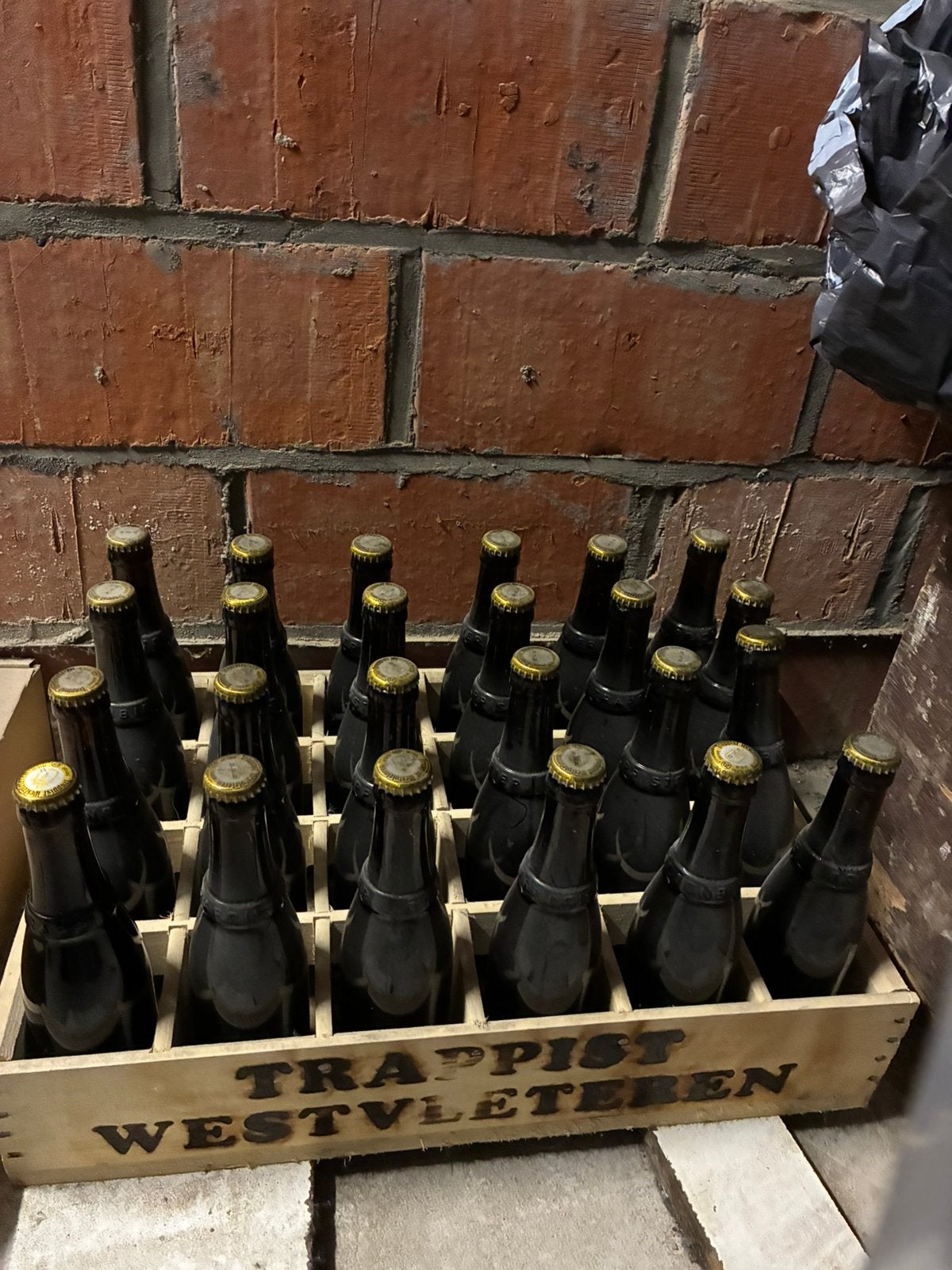 Trappist West Vleteten 12, Verzamelen, Ophalen, Zo goed als nieuw, Flesje(s), Overige merken