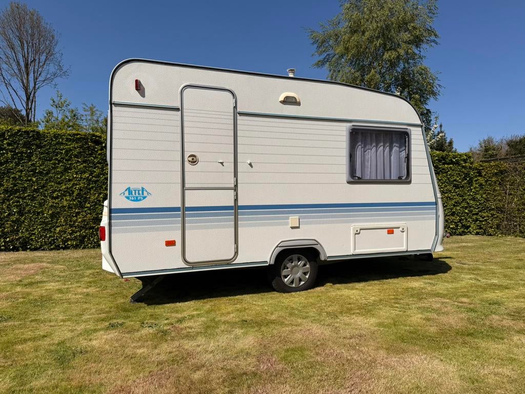Caravan <750km - Adria Altea 361PS, Caravans en Kamperen, Caravans, Particulier, Adria, Luifel, Ophalen