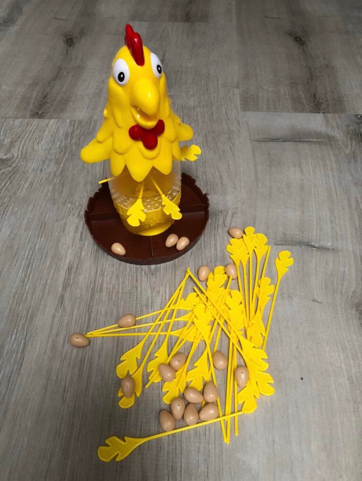 Pluck-it game. Leuk spel met kip en ei, Hobby & Loisirs créatifs, Jeux de société | Autre, Enlèvement ou Envoi, Comme neuf