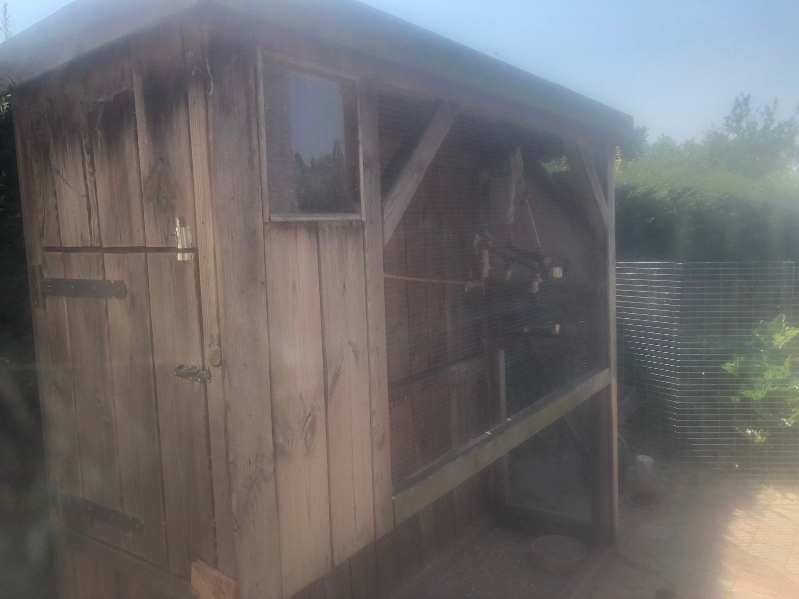 Grande cage à oiseaux en bois, Enlèvement, Utilisé, Bois, Volière