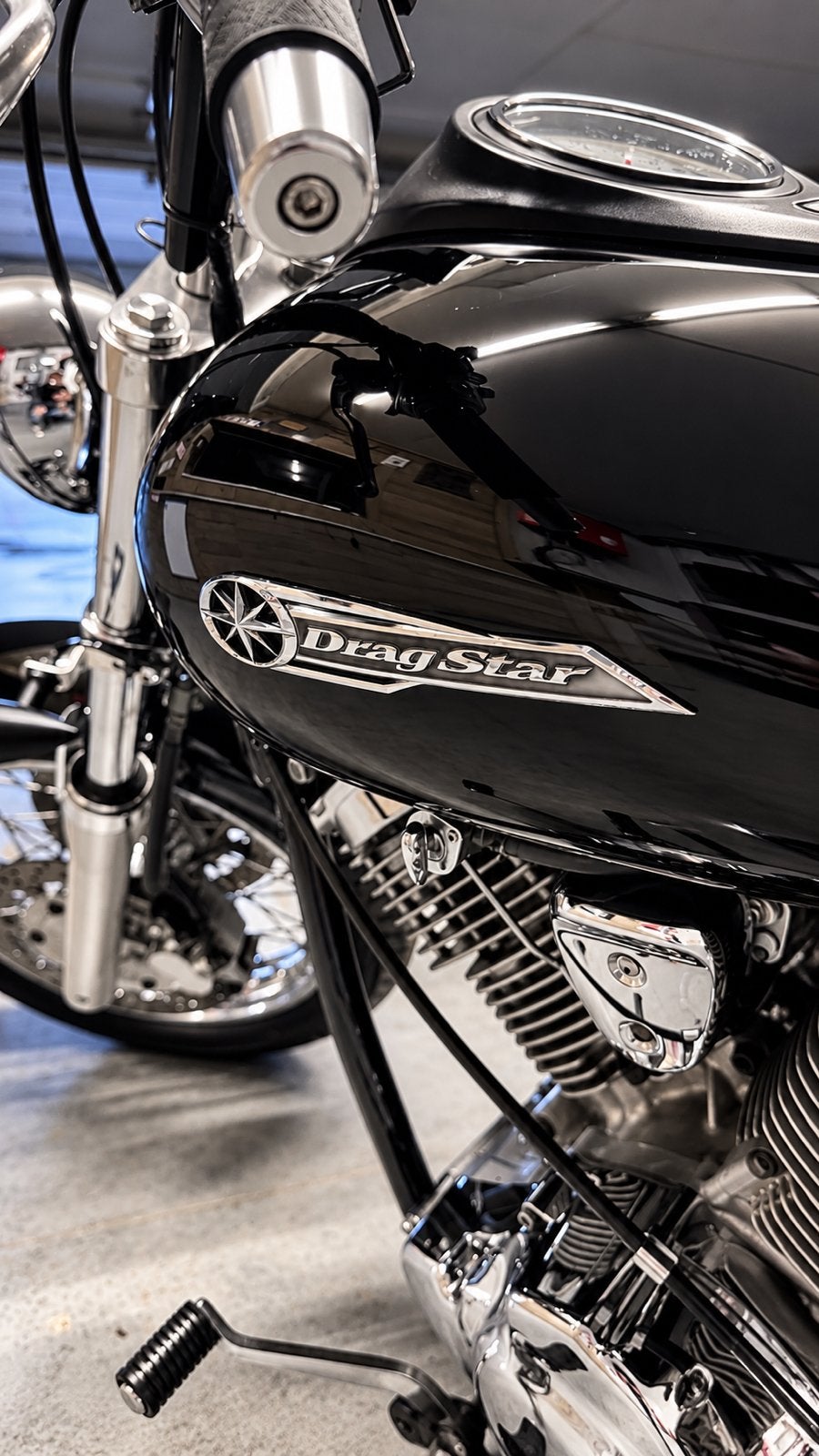 YAMAHA DRAGSTAR 1100 CUSTOM, Motos, Occasion, Plus de 35 kW, 1097 cm³, 2 cylindres