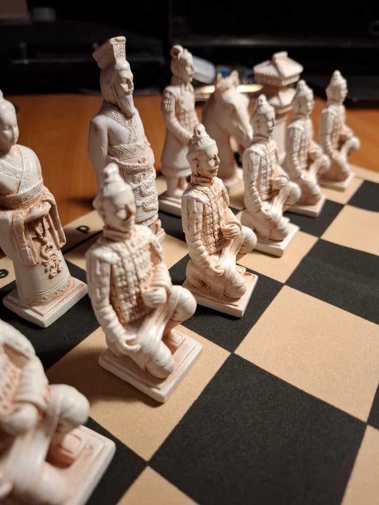 Schaakspel grote stukken, Ophalen