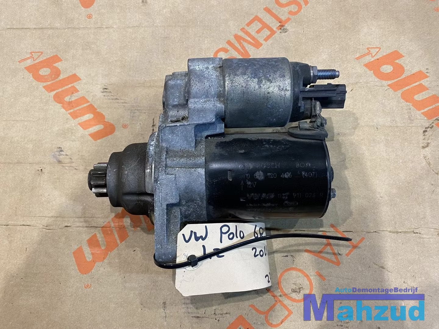 VW POLO 6R Golf UP AUDI A3 IBIZA 1.2 Startmotor 02T911023R, Volkswagen, Volkswagen AG, Vw@volkswagen.de, Utilisé