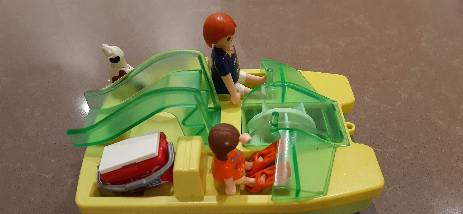 Playmobil waterfiets 3656, Ophalen