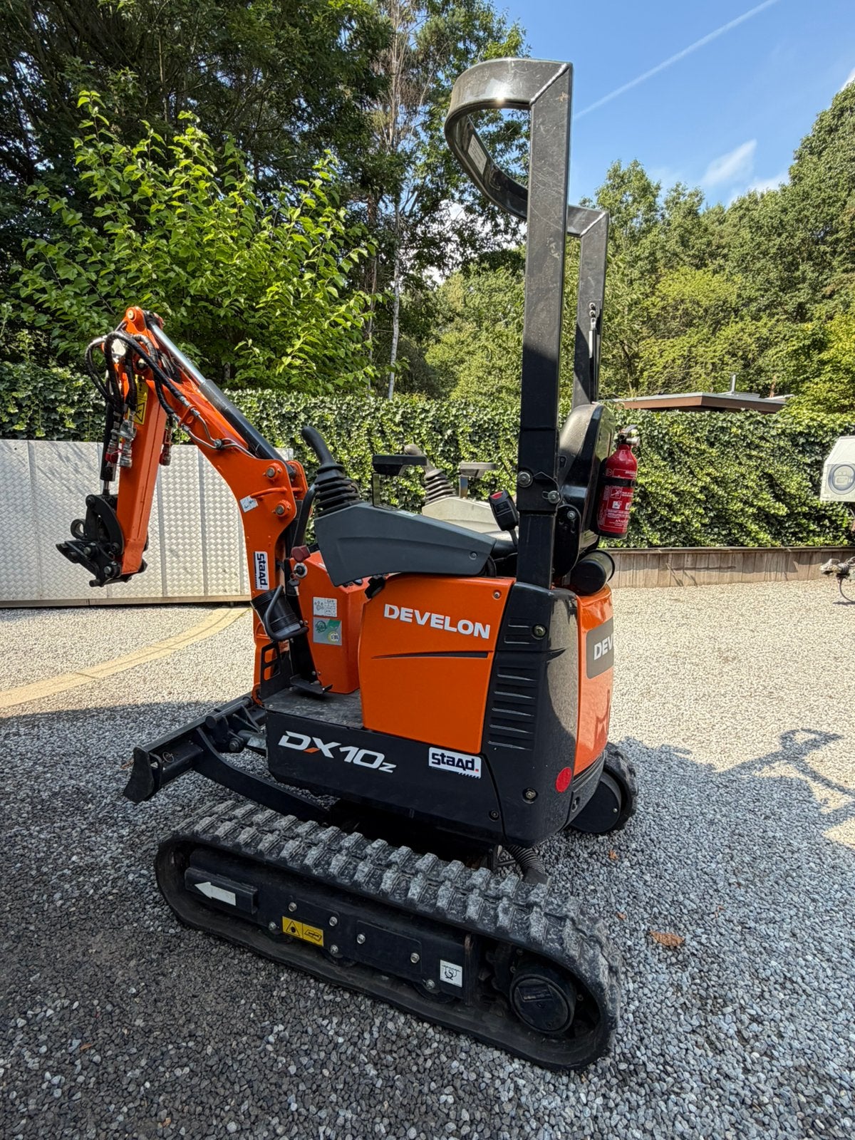 Develon DX10 Z 2024, Ophalen, Graafmachine