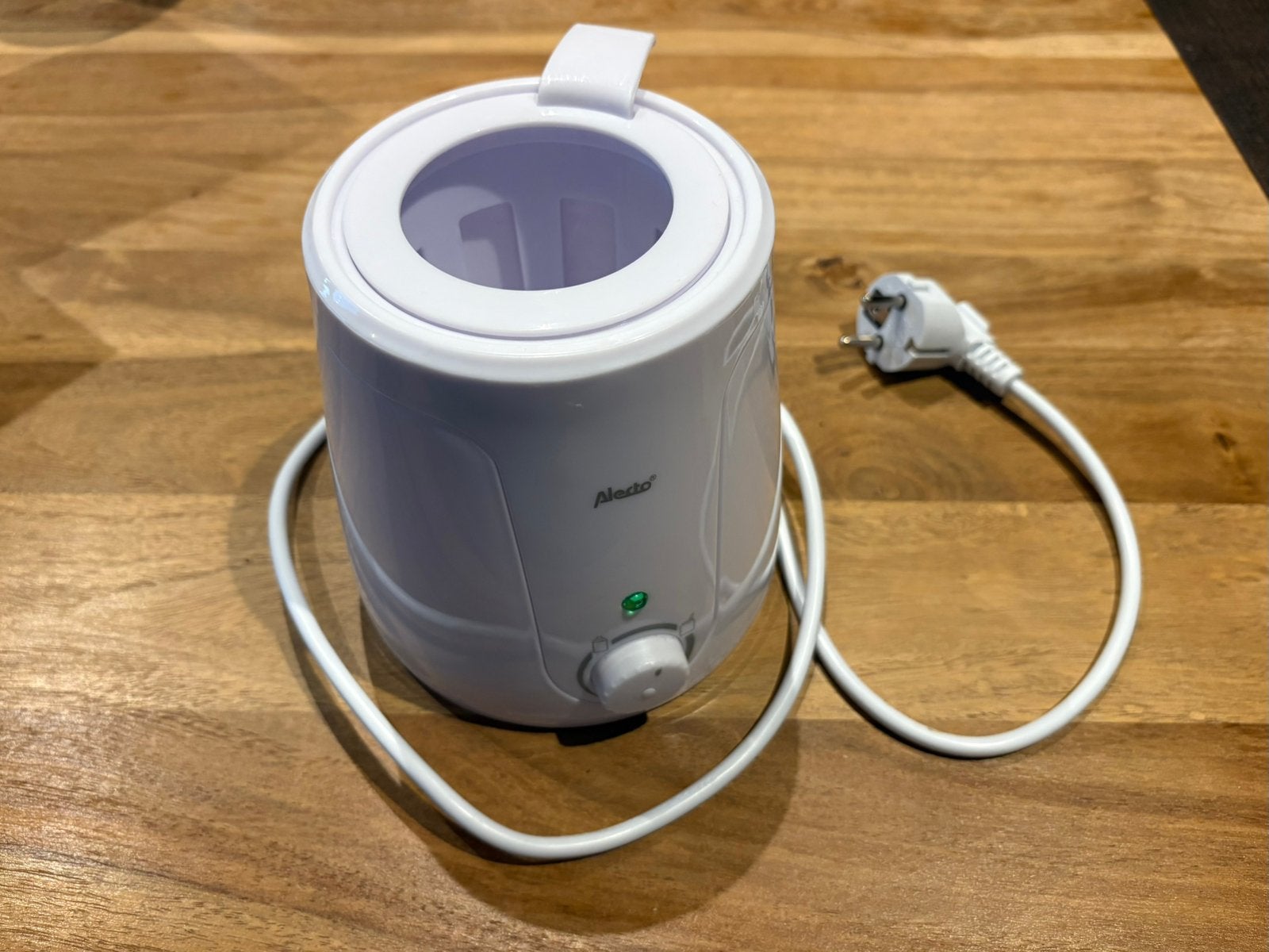 Flessenwarmer (Alecto), Kinderen en Baby's, Babyvoeding en Toebehoren, Ophalen, Zo goed als nieuw, Flessen- of potjesverwarmer