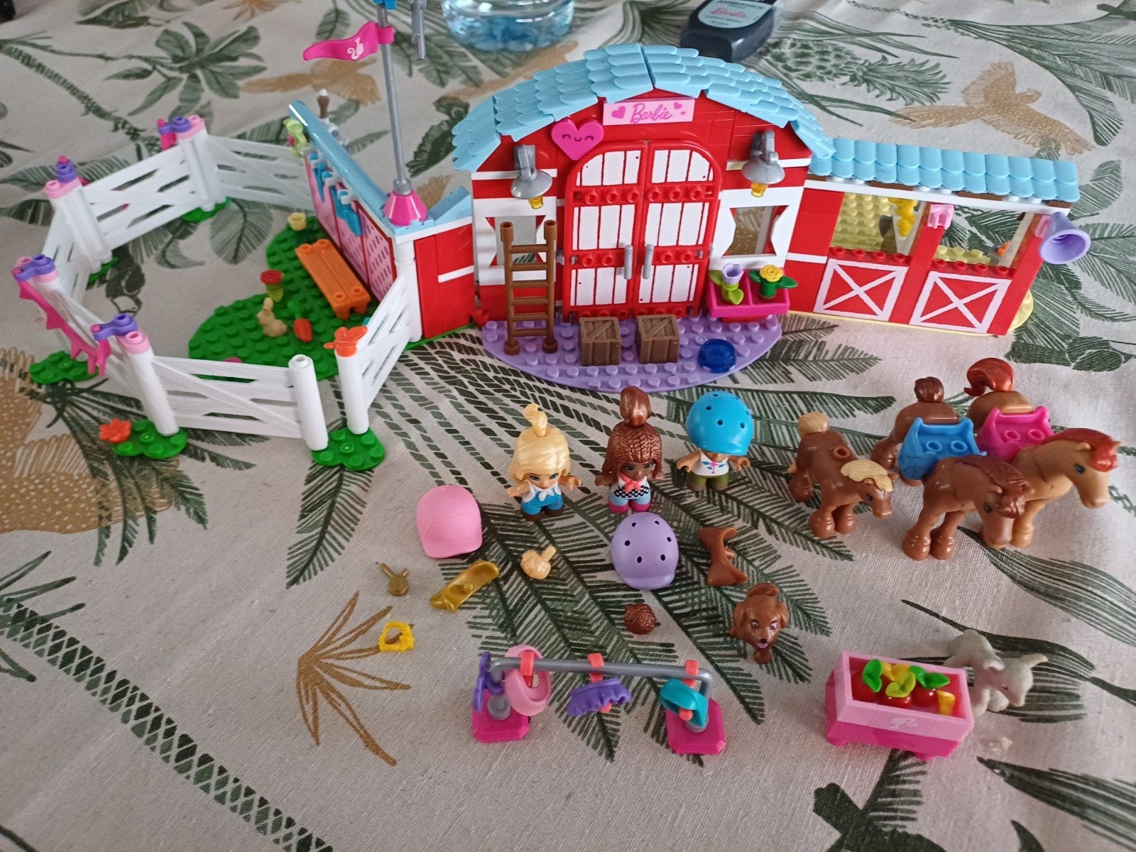 Barbie megabloks (boerderij, camper, strand) geen verzending, Ophalen, Megabloks