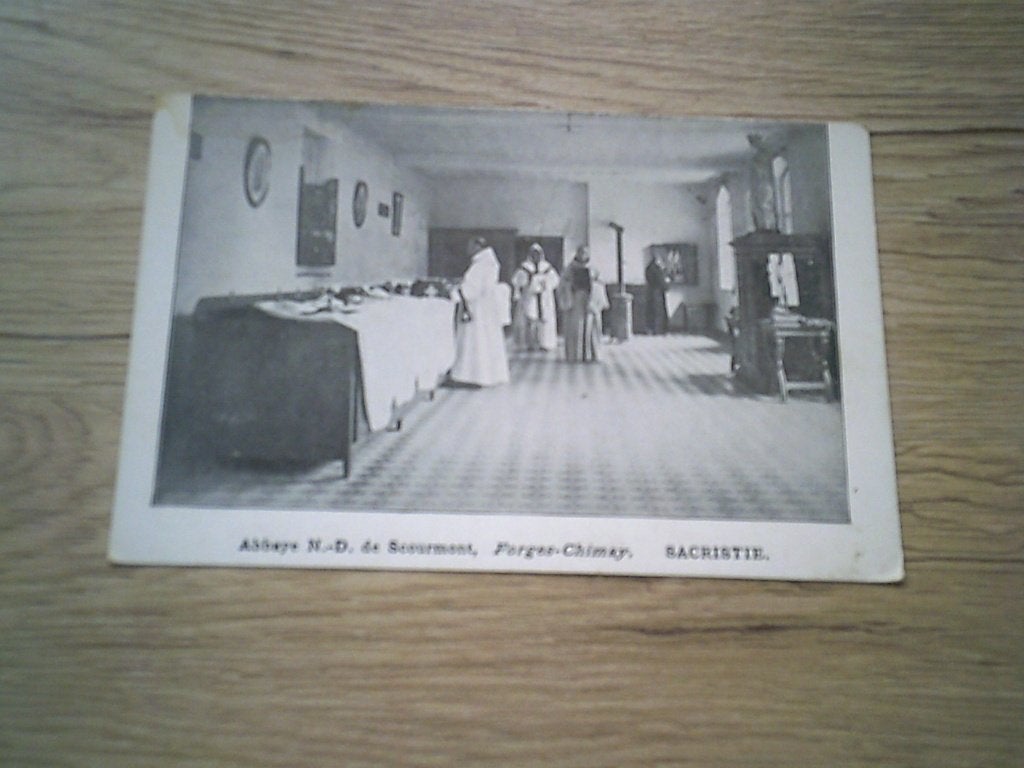 FORGES - CHIMAY: Abbaye N.D. de Scourmont - Sacristie, Enlèvement ou Envoi, Avant 1920, Non affranchie, Hainaut
