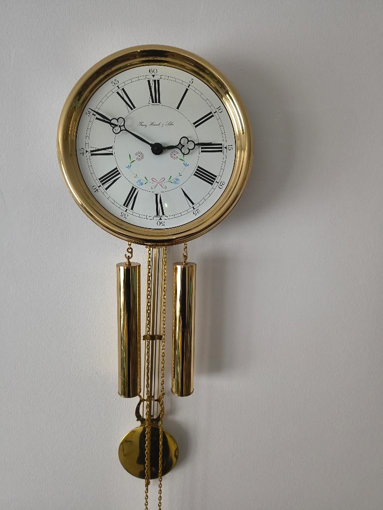 Originele Franz Hermle & Sohn mechanische wandklok, Ophalen