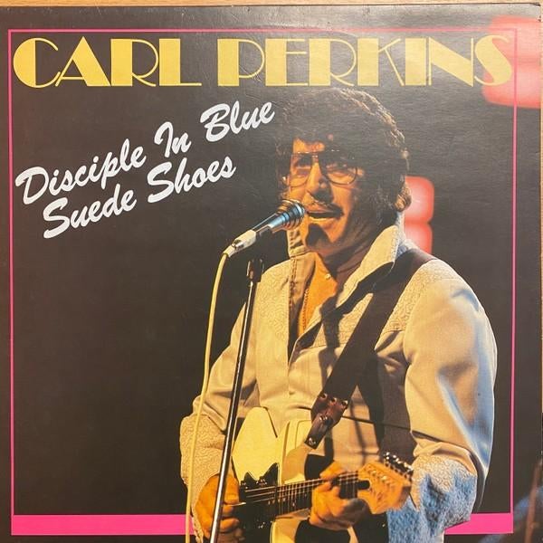 LP : Carl Perkins‎ — Disciple In Blue Suede Shoes, Enlèvement ou Envoi, Comme neuf, 1940 à 1960, 10 pouces