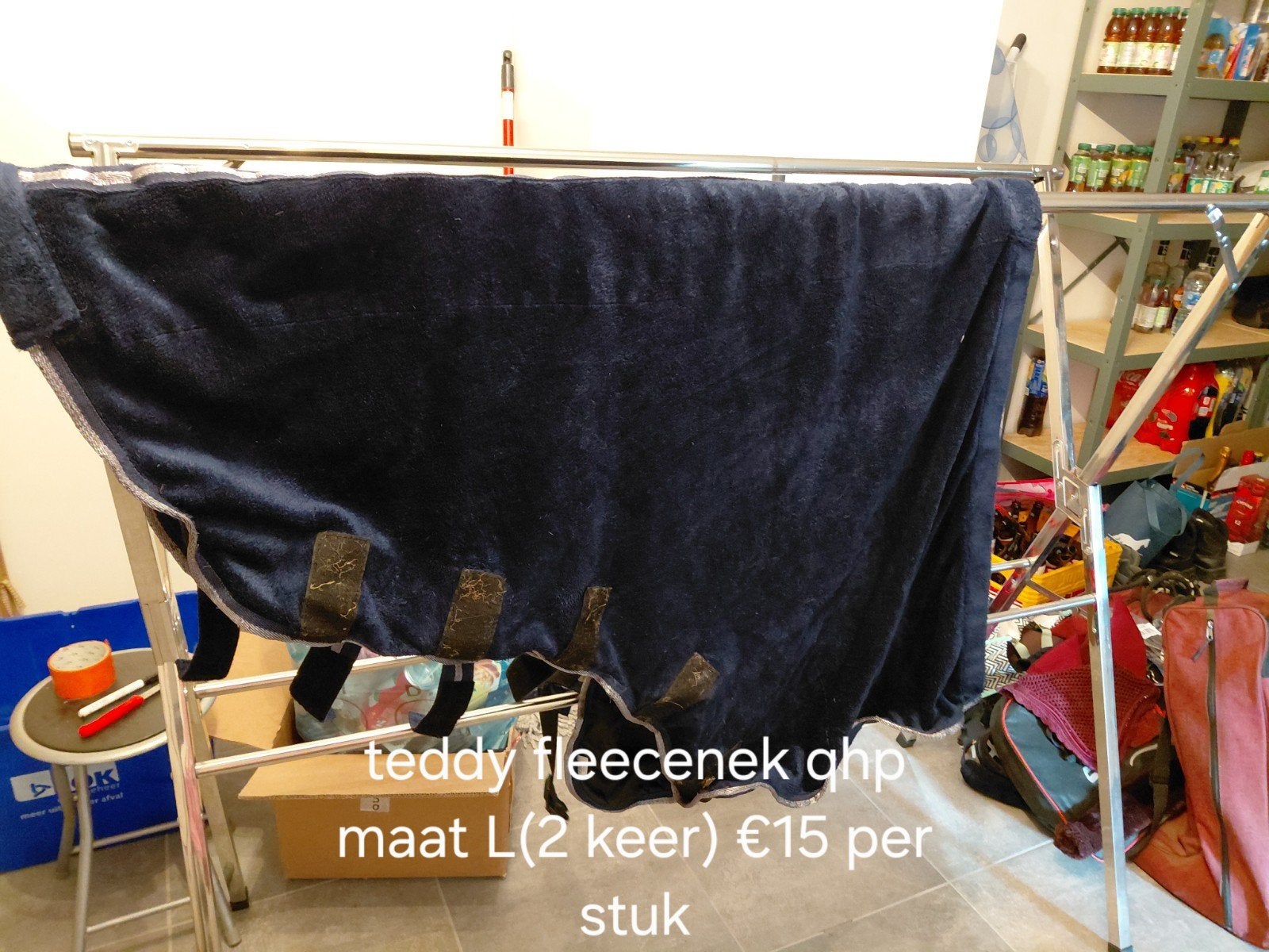 fleecenek qhp (2 keer), Animaux & Accessoires, Chevaux & Poneys | Couvertures & Couvre-reins, Enlèvement, QHP