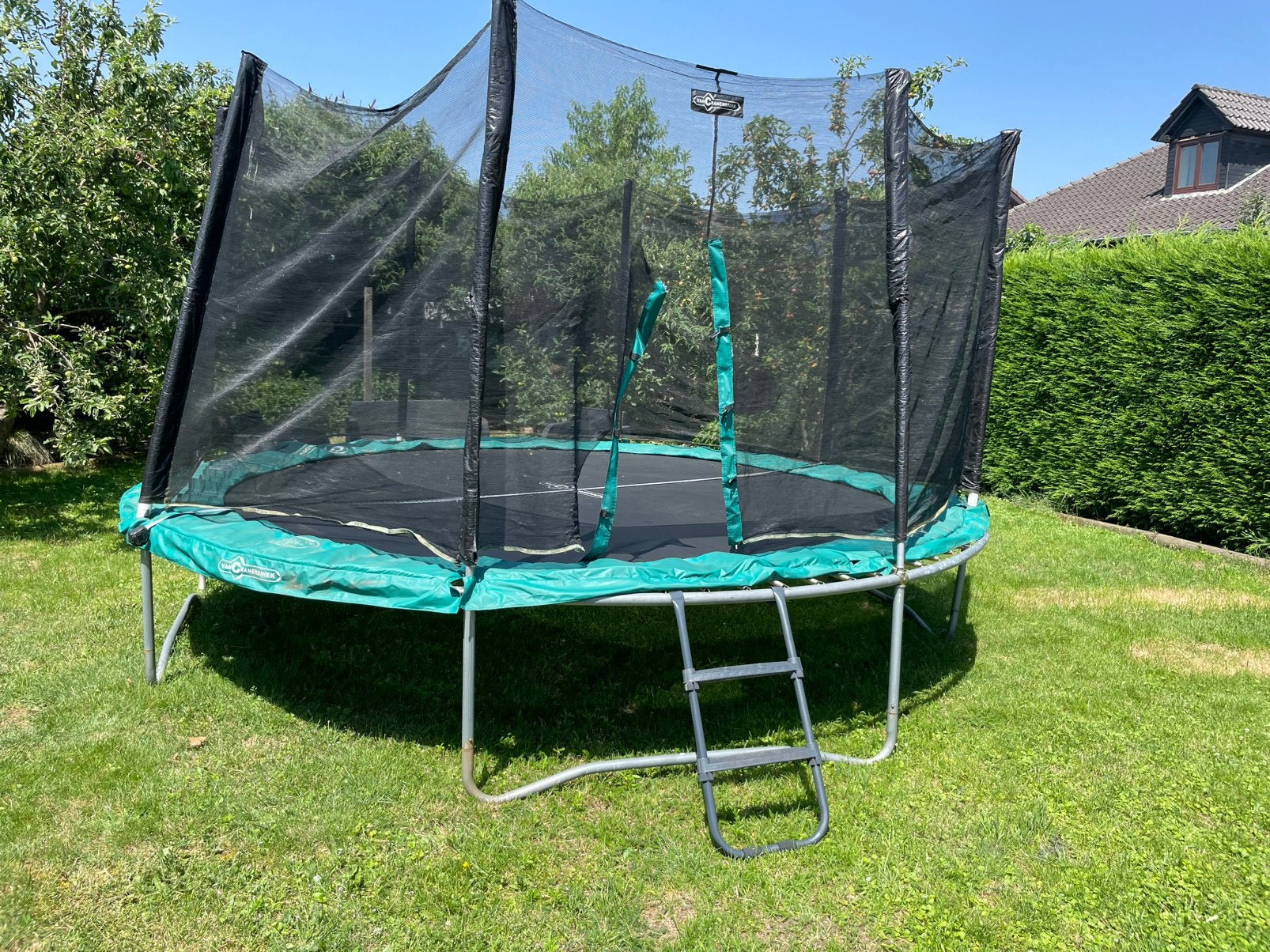 Trampoline 4m diam, Ophalen, Gebruikt