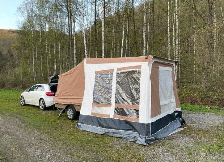 Remorque caravane pliante toile/ Alpenkreuzer Duet, Caravanes & Camping, Enlèvement, Utilisé