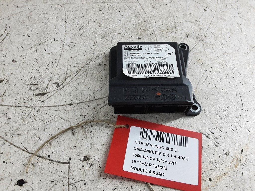 COMPUTER AIRBAG Citroën Berlingo (9803917380), Auto-onderdelen, Gebruikt, Citroën, Mevr. I. Hauben, Rue de l'Espoir 34 34
4030  GRIVEGNÉE, BE