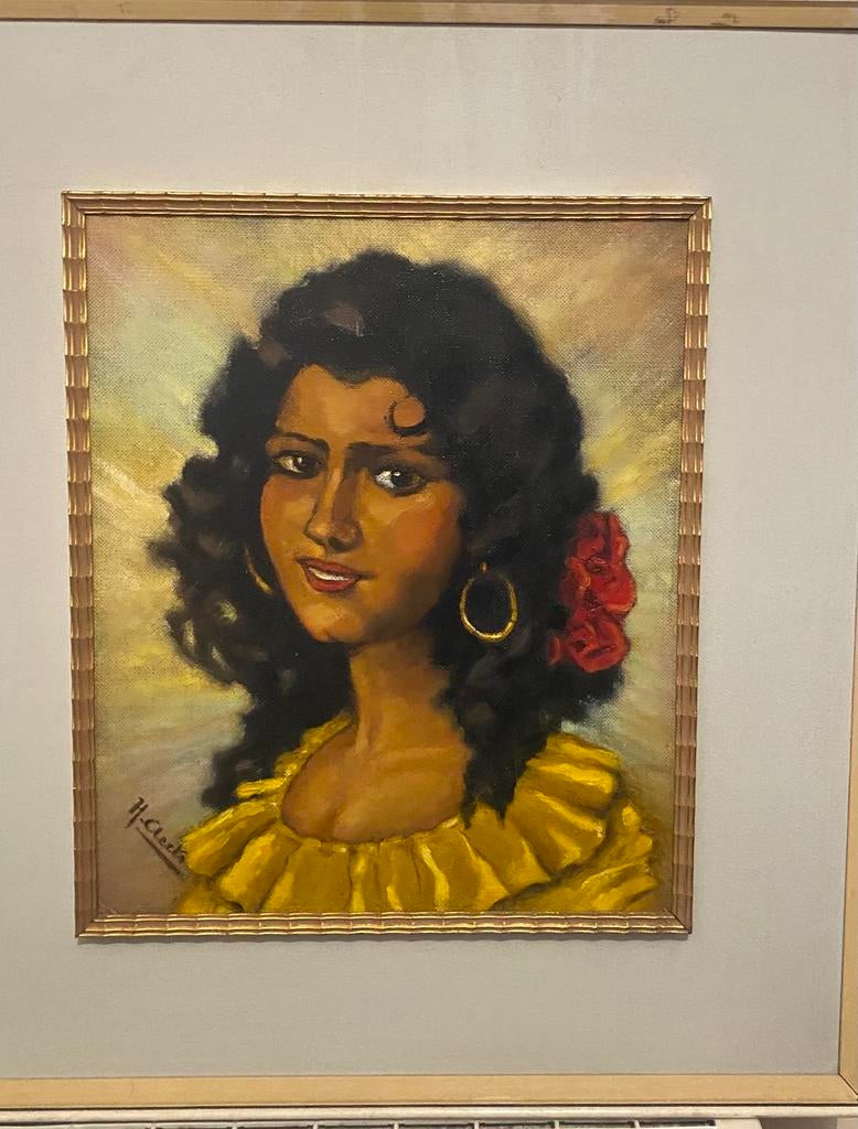 Olieverf op paneel „La Gitane”, Ophalen