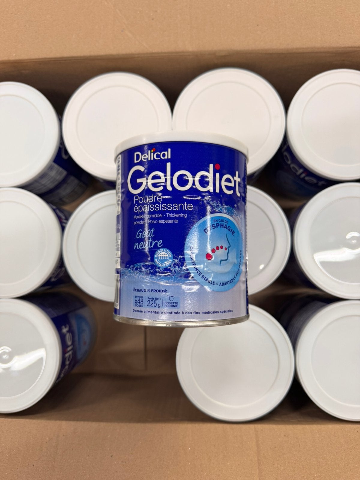 Poudre épaississante Delical Gelodite - 60 pots, Enlèvement ou Envoi
