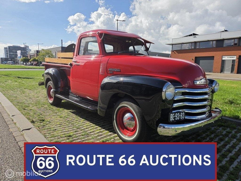 Chevrolet 3100 | 1949 | Route 66 Auctions, Autos, Achat, Entreprise, Chevrolet, Boîte manuelle