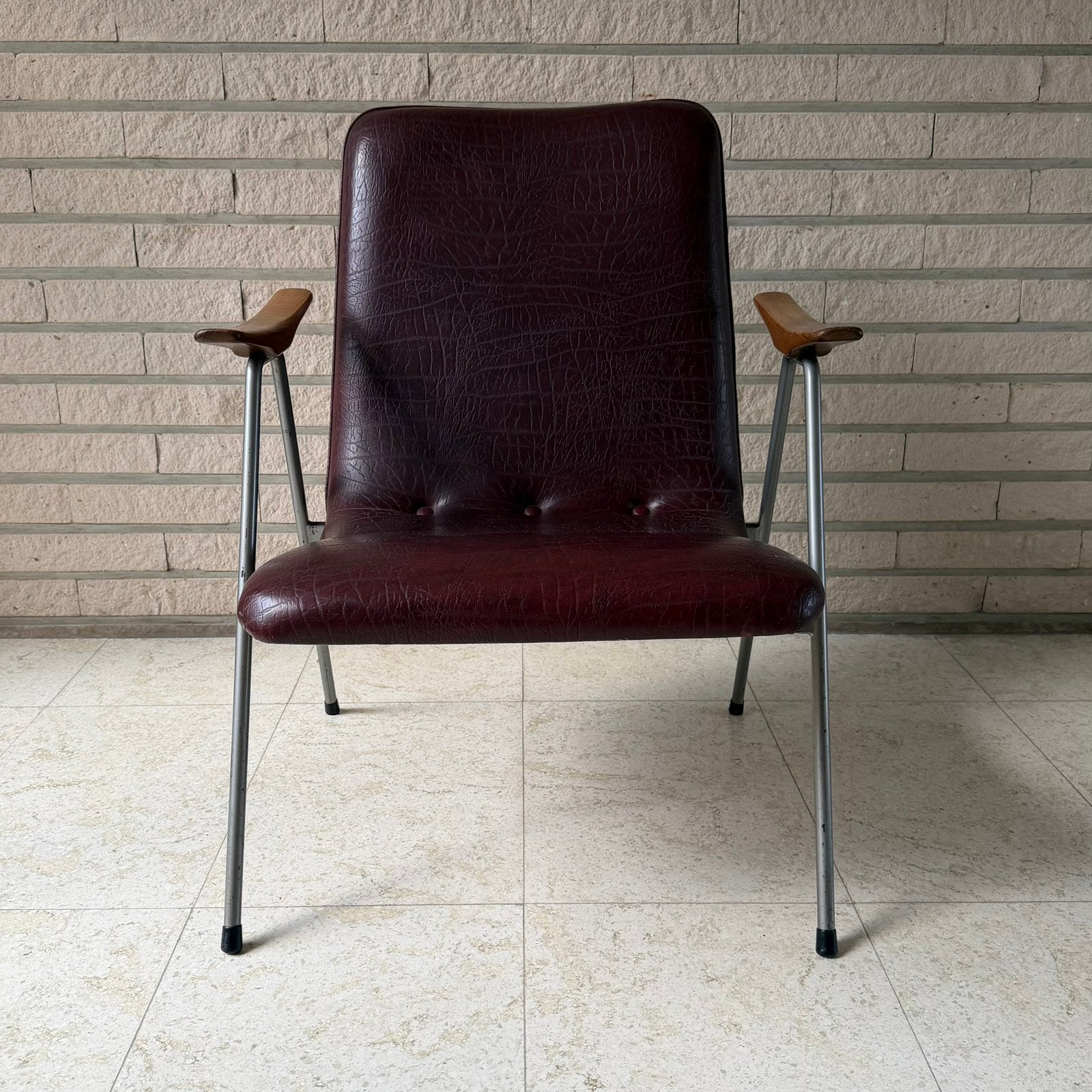 Fauteuil de design néerlandais vintage, Moins de 75 cm, Modernistische, Enlèvement, Utilisé