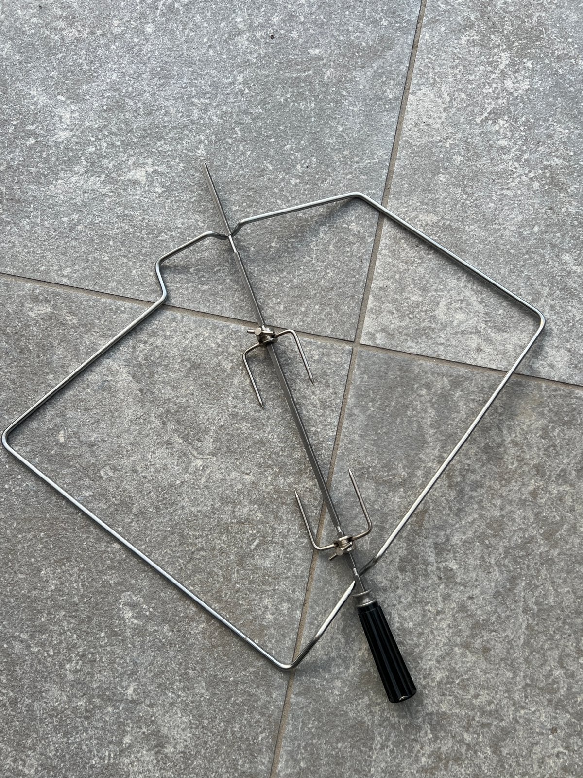 Tourne broche avec  grille inox neuf, Enlèvement, Comme neuf