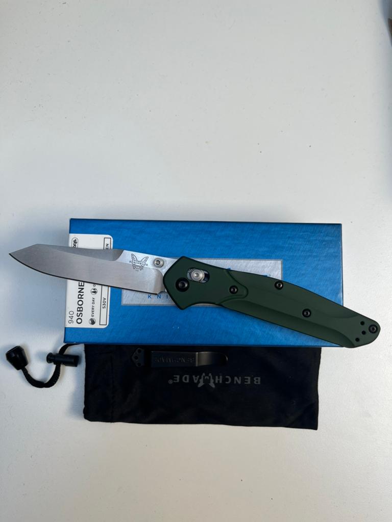 Benchmade 940 Osborne, Caravans en Kamperen, Kampeergereedschap, Ophalen of Verzenden, Zo goed als nieuw