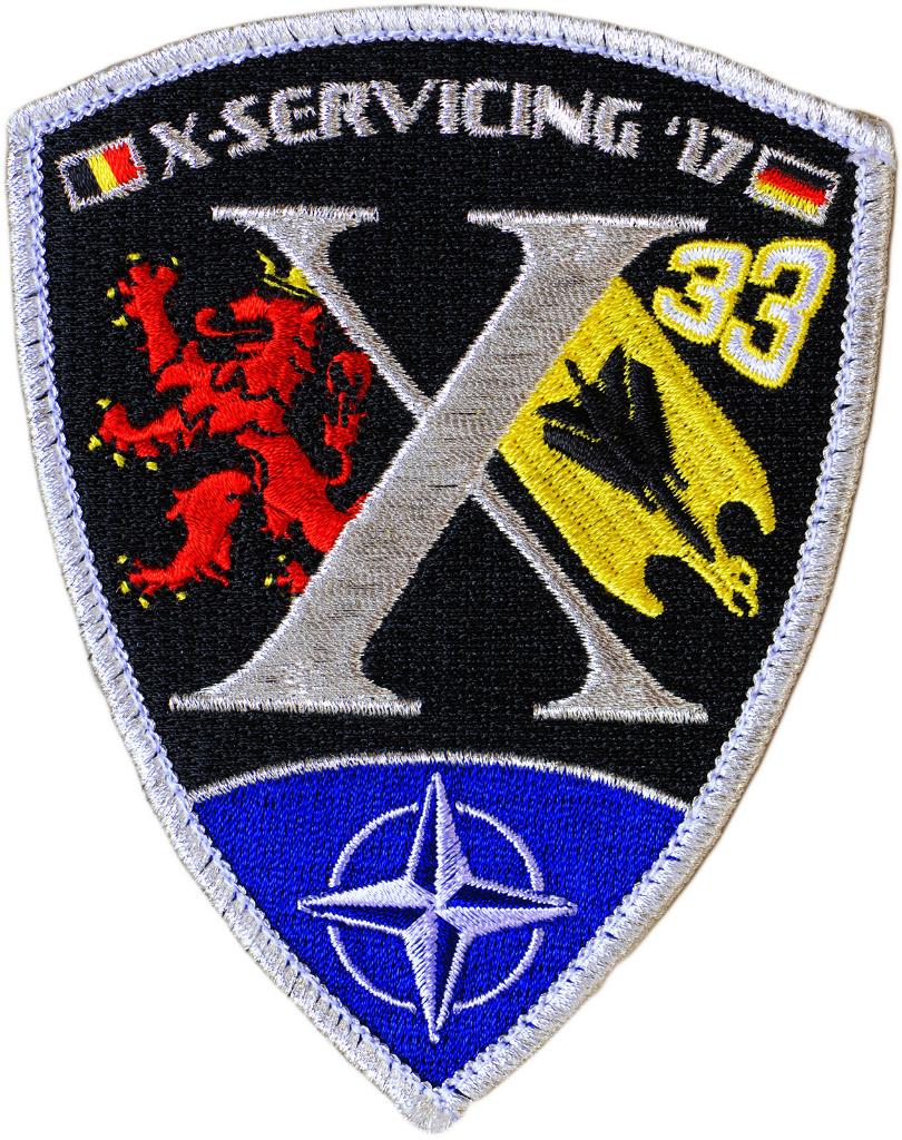 Kleine-Brogel - X-Servicing 17 - Patch, Envoi, Armée de l'air, Emblème ou Badge