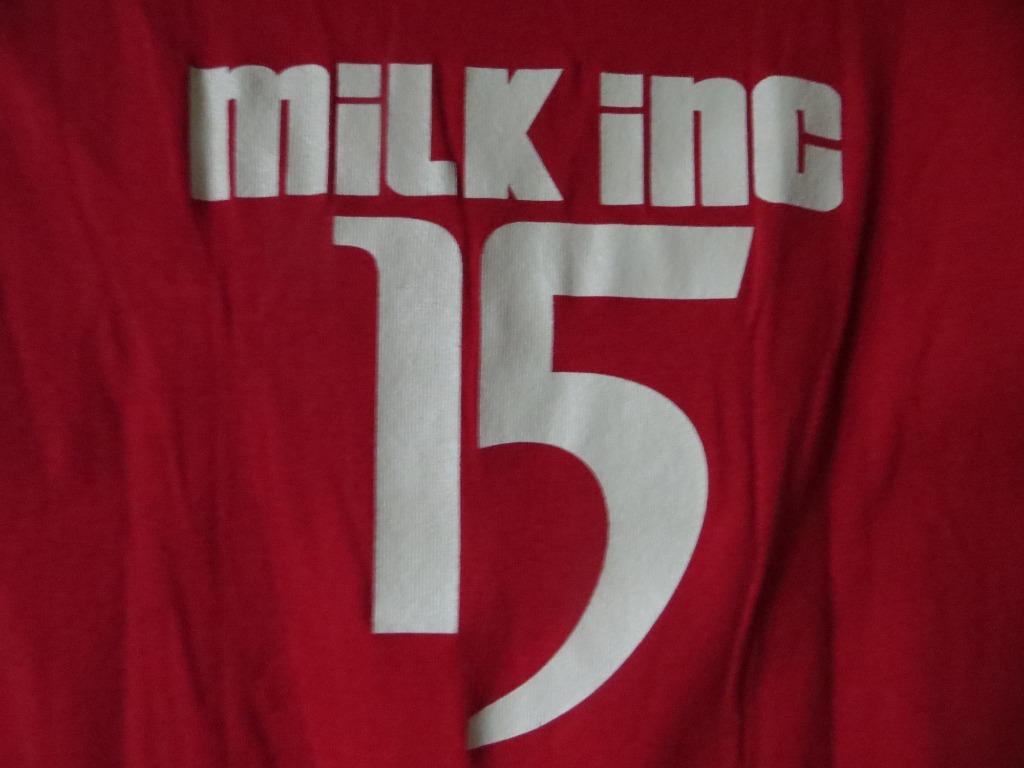 T-SHIRT MILK INC ** 15 ** OFFICIAL MERCHANDISING - MEDIUM, Envoi, Comme neuf, Vêtements