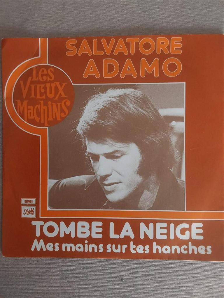 45T Salvatore Adamo – Tombe La Neige (Les Vieux Machins), Enlèvement ou Envoi, Single, Autres genres, Utilisé